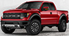 Race red SVT Raptor