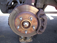 Front brake rotor