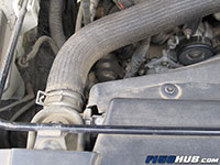 Upper radiator hose