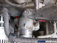 Thermostat housing location