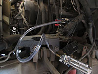 Evacuating brake master cylinder